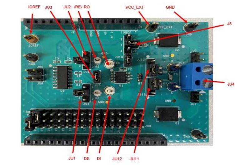 Analog Devices / Maxim Integrated MAX33046Eシールド